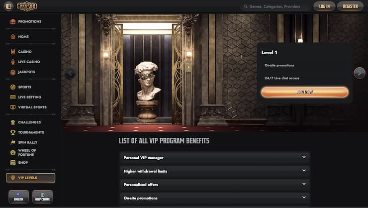 Gransino VIP Program