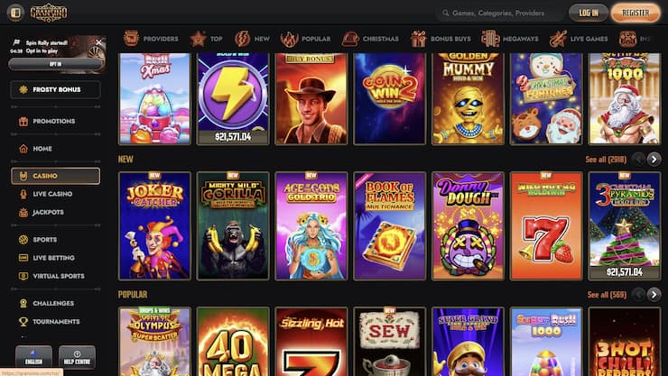 Gransino Casino Games Collection