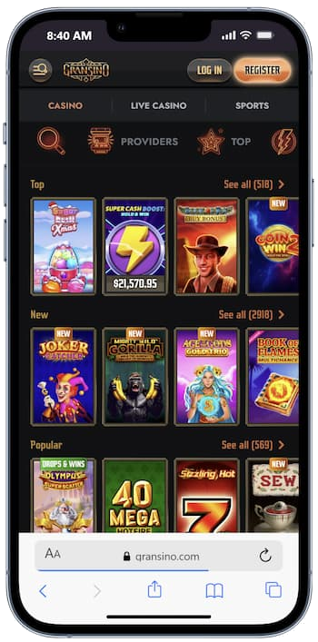 Gransino Mobile App